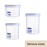 Durable Food Grade Clear Blue Air-Tight PP Kitchen Storage Container, Multiple Size - HippoMart SG