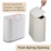 NORDIC Dustbin | Pushpod | Waste Bin | 10L | Multiple Colors | Trash Bin | Kitchen Bin - HippoMart SG