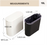 NORDIC Dustbin | Pushpod | Waste Bin | 10L | Multiple Colors | Trash Bin | Kitchen Bin - HippoMart SG