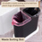 NORDIC Dustbin | Pushpod | Waste Bin | 10L | Multiple Colors | Trash Bin | Kitchen Bin - HippoMart SG
