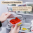 Mini Keep Fresh Organising Plastic Container ,3 in a pack - HippoMart SG