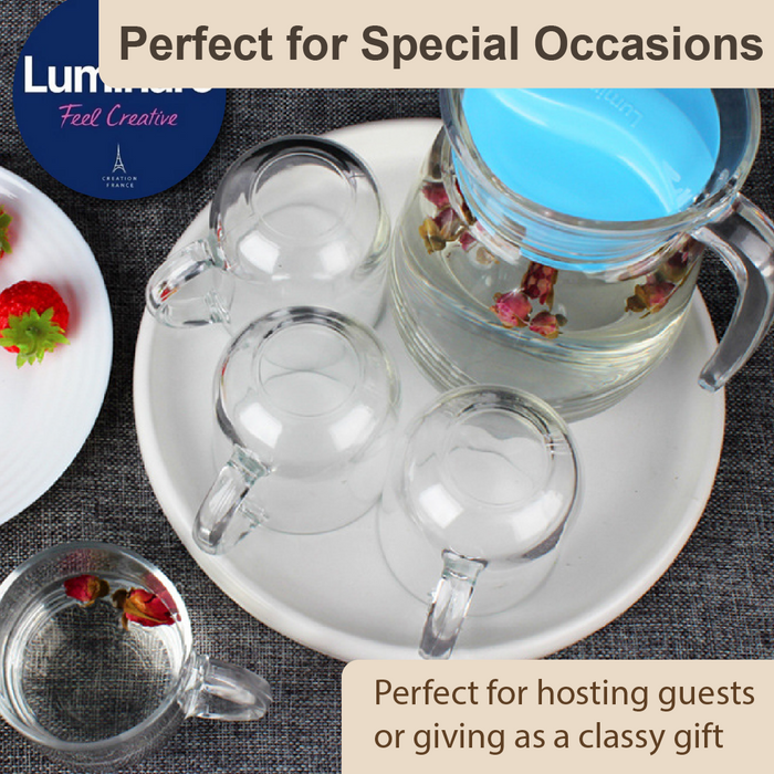 HippoMart Luminarc Glass Jug with 4 pcs Glass Cup set - HippoMart SG