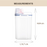 Container Airtight with Measuring Cup & Top Handle Food Storage and Dispensers, 2kg/2000ml - HippoMart SG