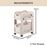 Storage Rack with Wheels, Trolley Shelf, Multipurpose Movable Organizer, Under Desk Trolley - HippoMart SG