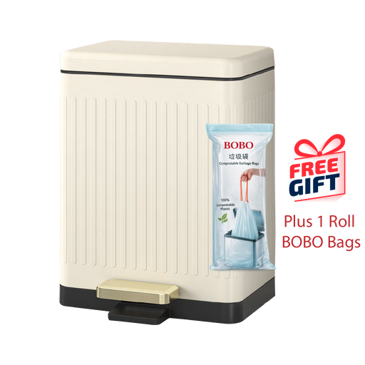 JAVA Dustbin | JACQUES | JH8874 | 15L | Step Bin | Trash Bin | Dustbin for Kitchen | Waste Bin - HippoMart SG
