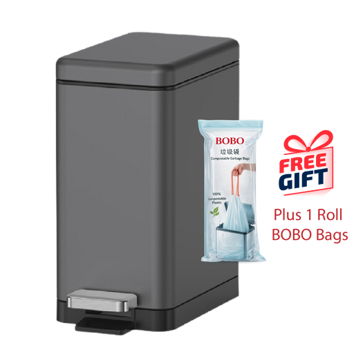 JAVA Dustbin | KATIE | JH8875 | 6L | Step Bin | Soft Closing | Trash Bin |  Dustbin for Kitchen - HippoMart SG