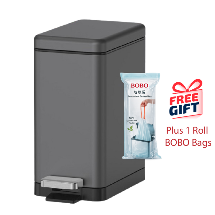 JAVA Dustbin | KATIE | JH8875 | 6L | Step Bin | Soft Closing | Trash Bin |  Dustbin for Kitchen - HippoMart SG