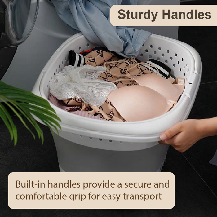 HippoMart Collapsible Laundry Basket,45L,Multiple Sizes - HippoMart SG
