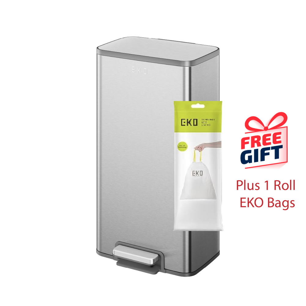 EKO Dustbin | MARINA | EK9161 | Step Pedal Bin |30L | 50L - HippoMart SG