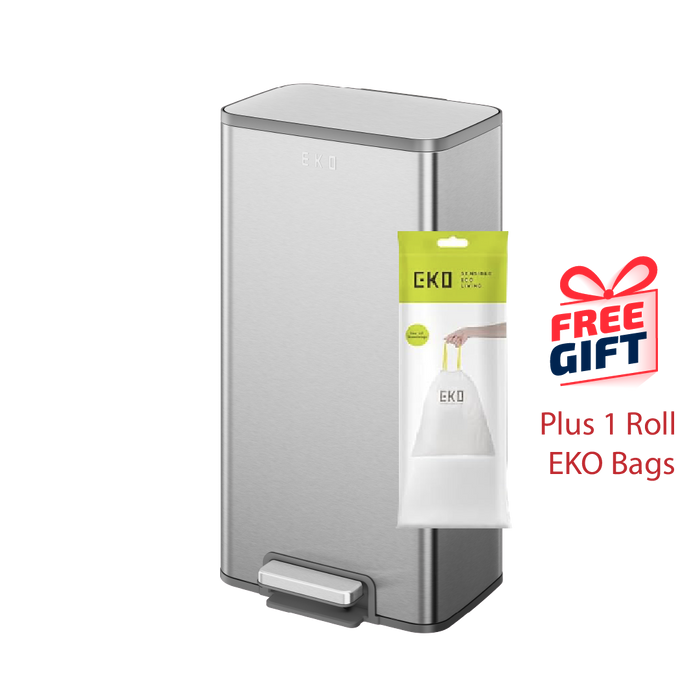 EKO Dustbin | MARINA | EK9161 | Step Pedal Bin |30L | 50L - HippoMart SG