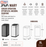 JAVA Dustbin | MARY | JH8823 | 8L | Sensor Slim | Soft Closing | Trash Bin | Dustbin for Kitchen