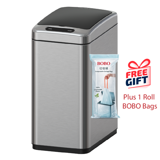JAVA Dustbin | MARY | JH8823 | 8L | Sensor Slim | Soft Closing | Trash Bin | Dustbin for Kitchen - HippoMart SG