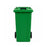 Galvanised Mobile Garbage Bin | Dustbin | 120L, 240L | Trash Bin | Dustbin for Outdoor | Rubbish Bin - HippoMart SG