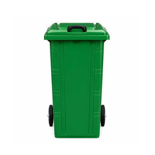 Galvanised Mobile Garbage Bin | Dustbin | 120L, 240L | Trash Bin | Dustbin for Outdoor | Rubbish Bin - HippoMart SG
