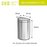 EKO Dustbin | Mirage | Sensor Bin | 47L  | EK9331 | Trash Bin | Waste Bin | Stainless Steel Bin - HippoMart SG