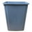 TERRA Non-Lid Dustbin | 60L Grey Trash Can with Handle | Durable Waste Bin for Indoor/Outdoor Use | Easy to Carry - HippoMart SG