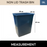 Non-Lid Dustbin | Trash Bin | 35L, 50L | Trash Bin | Dustbin for Kitchen - HippoMart SG
