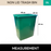 Non-Lid Dustbin | Trash Bin | 35L, 50L | Trash Bin | Dustbin for Kitchen - HippoMart SG