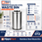 OT2 Dustbin | 65L | Silver | Lobby Bin | Open Top Bin | Lobby Bin | Waste Bin | Outdoor Bin