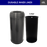 OTP1 Dustbin | 65L | Silver, Black | Lobby Bin | Open Top Bin | Lobby Bin | Waste Bin | Outdoor Bin - HippoMart SG