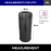 OTP1 Dustbin | 65L | Silver, Black | Lobby Bin | Open Top Bin | Lobby Bin | Waste Bin | Outdoor Bin - HippoMart SG