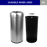 OTP1 Dustbin | 65L | Silver, Black | Lobby Bin | Open Top Bin | Lobby Bin | Waste Bin | Outdoor Bin - HippoMart SG