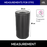 OTP2 Dustbin | 65L | Silver, Black | Lobby Bin | Open Top Bin | Outdoor Bin | Stainless Steel Bin - HippoMart SG