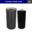 OTP2 Dustbin | 65L | Silver, Black | Lobby Bin | Open Top Bin | Outdoor Bin | Stainless Steel Bin - HippoMart SG