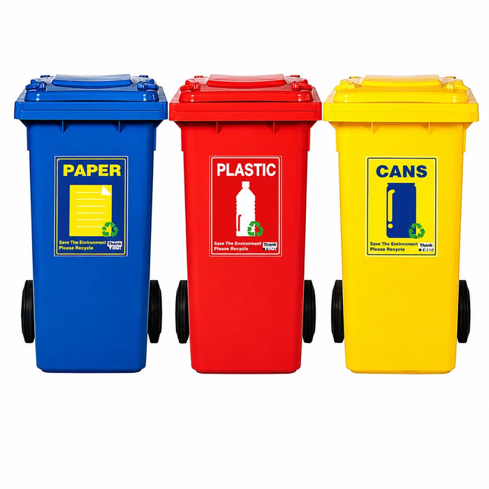 Mobile Garbage Bin | MGB | 80L, 100L, 120L, 240L, 360L | Recycling Trash Bin | Dustbin | Dustbin for Kitchen - HippoMart SG